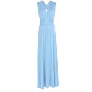 Convertible sky blue dress